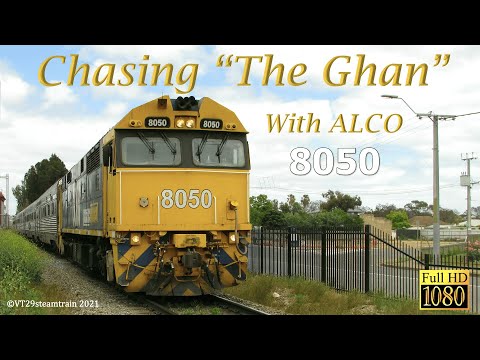ALCo 8050 on Journey Beyond's "The Ghan" | Chasing 1AD8 - 26/10/20