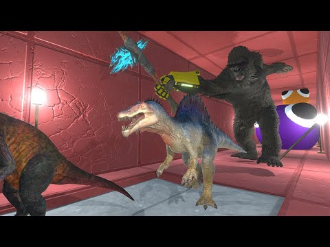Tunnel of Death | Escape the Traps and Survive Kong!! - Animal Revolt Battle Simulator