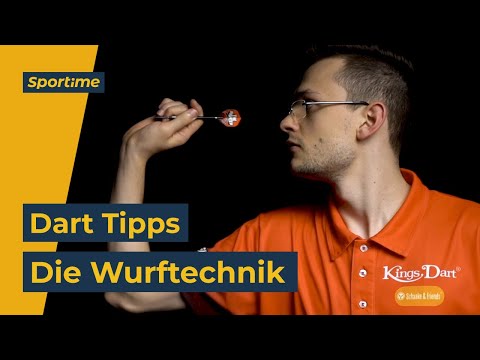 How do I throw a dart? The correct arm movement is demonstrated here in slow motion!