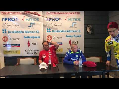 Kiteen Pallo - Alajärven Ankkurit 25.7.2017 lehdistötilaisuus