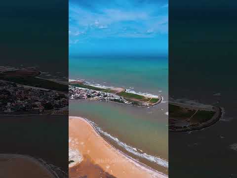 Encontro do Rio Cricaré com o Mar! Dividindo São Mateus de Conceição da Barra no Espírito Santo