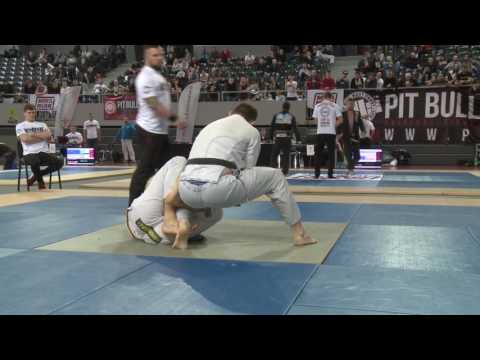 XII Mistrzostwa Polski BJJ Adam Wardziński, 2 walka, czarne pasy - 94 kg
