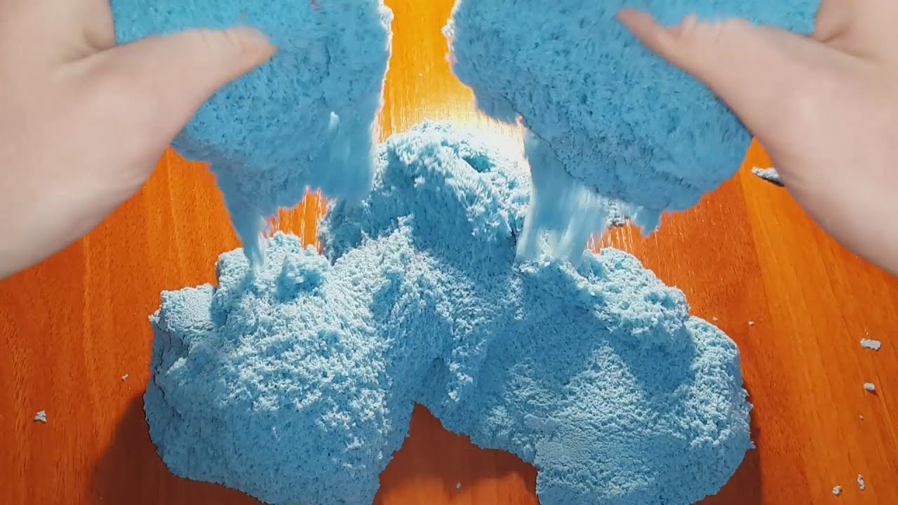 Кинетический песок. 680 грамм цвет синий