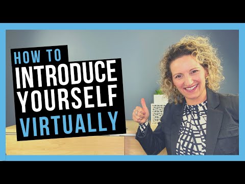 Part of a video titled How to Introduce Yourself to a Virtual Team [CONFIDENTLY ... - YouTube