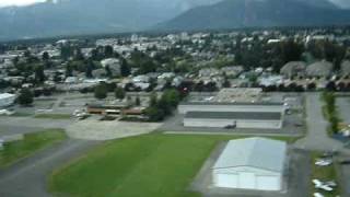 preview picture of video 'X-wind Take Off from Chilliwack Canada Rwy 25 Cockpit View'