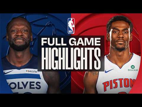 TIMBERWOLVES at PISTONS | FULL GAME HIGHLIGHTS | April 2, 2026