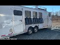 2006 Merhow 8412 4-Horse Trailer with Living Quarters