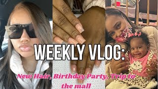 WEEKLY VLOG:New Mom Life, Nani got her ears Pierced! + New Hair Color