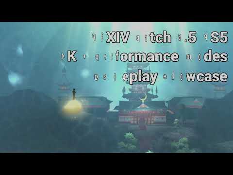 FFXIV patch 5.5 4K and performance gameplay on PS5