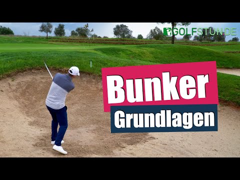 Bunkerschlag aus dem Grünbunker (Golf-Technik Bunker)