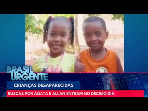 Irmãos desaparecidos: buscas por crianças entram no décimo dia | Brasil Urgente