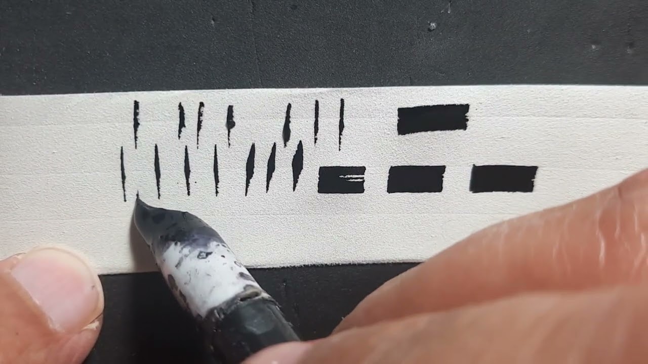 first lesson | How to write Hebrew calligraphy