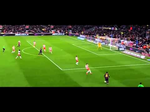 Golazo de Leo Messi al Almería-Great Goal from Messi to Almería