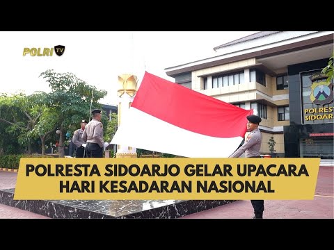 POLRESTA SIDOARJO GELAR UPACARA HARI KESADARAN NASIONAL