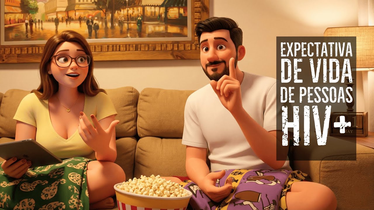 A EXPECTATIVA DE VIDA DE QUEM VIVE COM HIV É ESSA