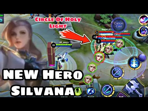 NEW HERO SILVANA, SKILLS REVIEW! Mobile Legends: Bang Bang