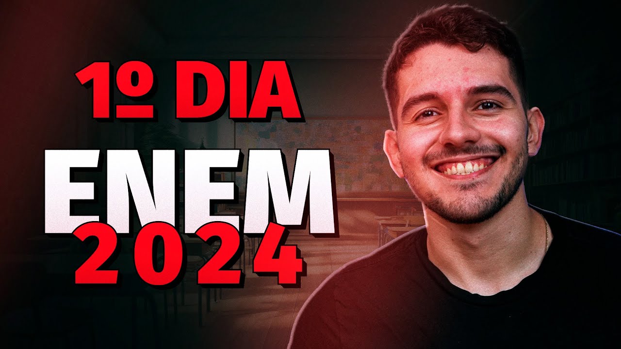 LIVE PRÉ-PROVA do 1° DIA do ENEM 2024