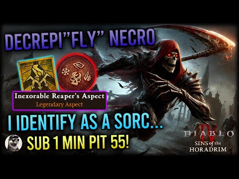 THE FASTEST NECRO BUILD IN DIABLO 4 HISTORY - DecrepiFLY Necromancer Guide - Diablo 4 Season 9
