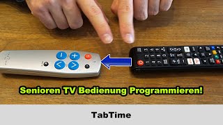 TABTIME TV FERNBEDIENUNG PROGRAMMIEREN - SENIOREN | FACTOREM