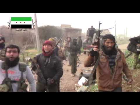 تمشيط اللواء 82 في ريف درعا من قبل لواء عاصفة حوران