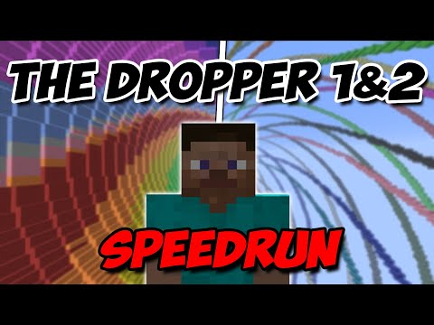 MINECRAFT THE DROPPER 1 & 2 SPEEDRUN (14:00)