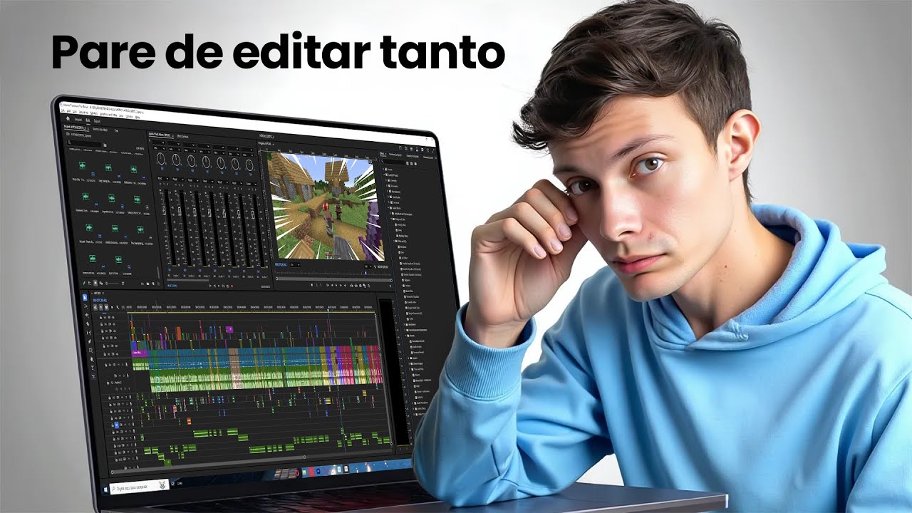 5 TÉCNICAS para não ficar mais CANSADO editando vídeo