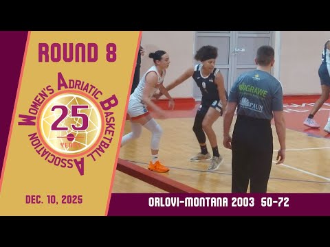 2025-26 WABA Round 8 : Orlovi-Montana 2003 50--70 (10/12)