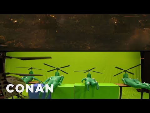 Exclusive Footage Of “Kong: Skull Island” Without CGI | CONAN on TBS