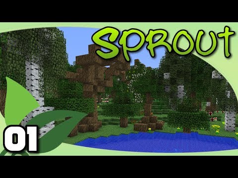 Welsknight Gaming - Sprout - Ep. 1: What a Wonderful World | Minecraft Modded Survival RPG