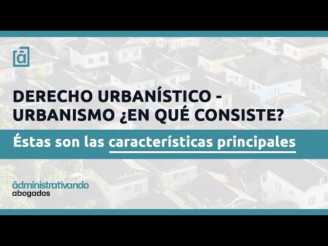 Vídeo relacionado con Urbanismo y vivienda: El derecho urbanístico del siglo XXI, libro homenaje al profesor Martín Bassols Coma (Urbanismo, Medio Ambiente y Derecho)