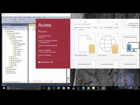 Linking SQL database to MS Access