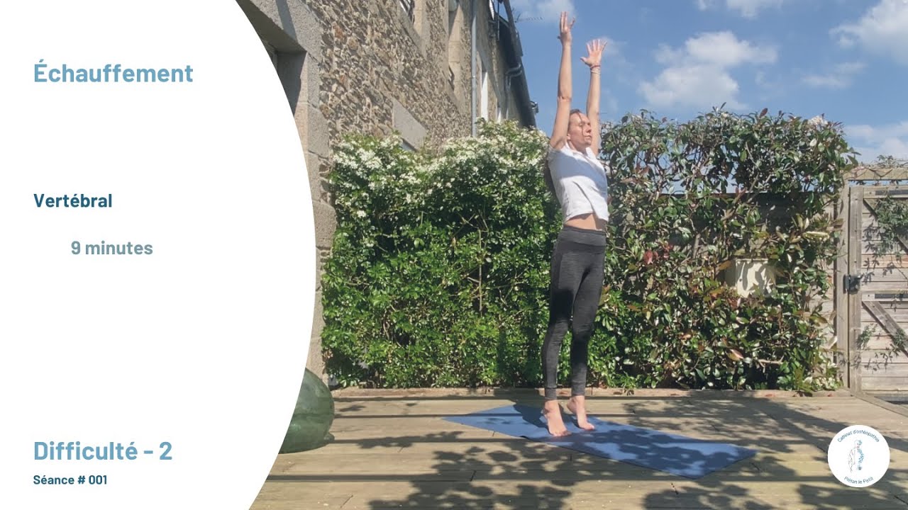 001. Échauffement vertébral