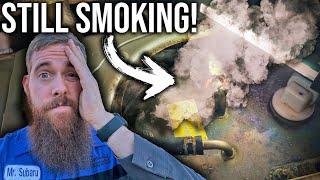 Still Letting The Smoke Out! Subaru Forester P0442 EVAP Leak Diagnosis Continues!