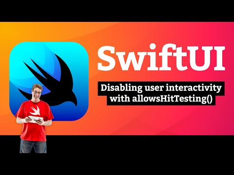 Disabling user interactivity with allowsHitTesting() – Flashzilla SwiftUI Tutorial 3/15 thumbnail