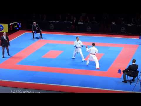 ECh 2016, kumite male  -67 Kg final, De Vivo ITA vs Dacosta S  FRA