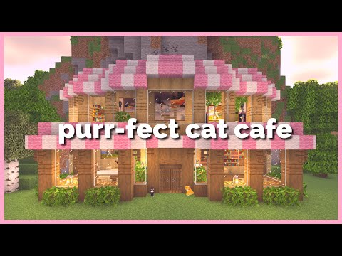 punsintended - Minecraft: How to Build a Cat Cafe - Survival