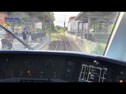 S4 Kronberg - Frankfurt Süd (Innenansicht) 4K