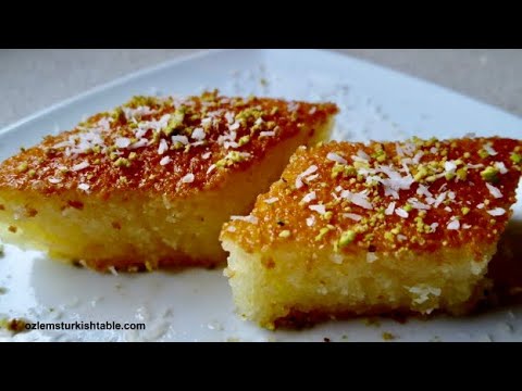 Semolina sponge cake, Revani