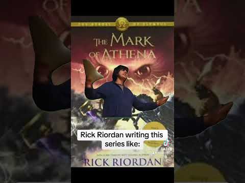 Rick Riordan writing Heroes of Olympus like: