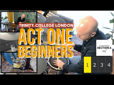 Act One Beginners - Chris Burgess - Trinity College London - Initial Grade Drums