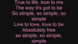 So simple - Stacie orrico lyrics