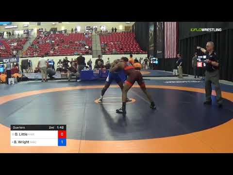 2018 Marine Corps US Open/Senior Men's Freestyle 61 Quarters - Darrius Little (NYAC) Vs. Brandon W
