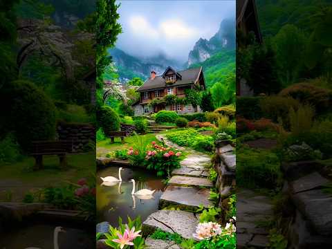 Rural scenery, pastoral healing landscapes,#nature  #mountainlove  #status #shorts #shortsfeed