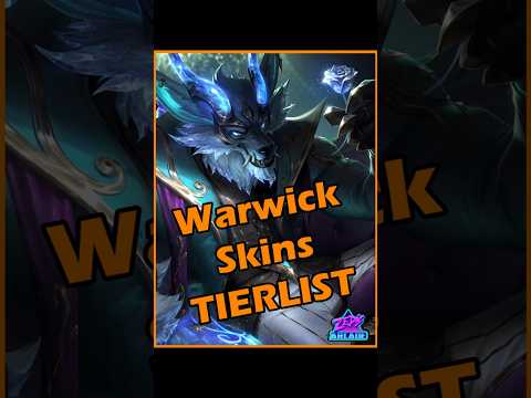 Warwick Skins Tier List #leagueoflegends #warwick #tierlist #worlds2024 #gaming #riotgames #arcane