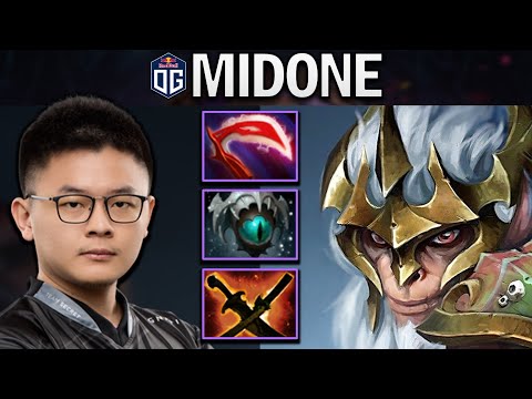 OG.MIDONE MONKEY KING WITH TOPSON SNIPER - DOTA 2 7.28 GAMEPLAY
