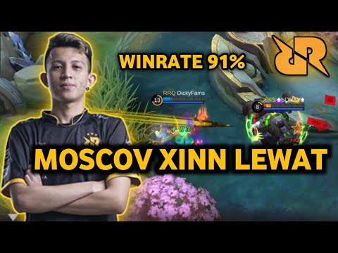 WINRATE 91% SAINGAN XINNN TOP 1 MOSKOV INDONESIA - Mobile Legends