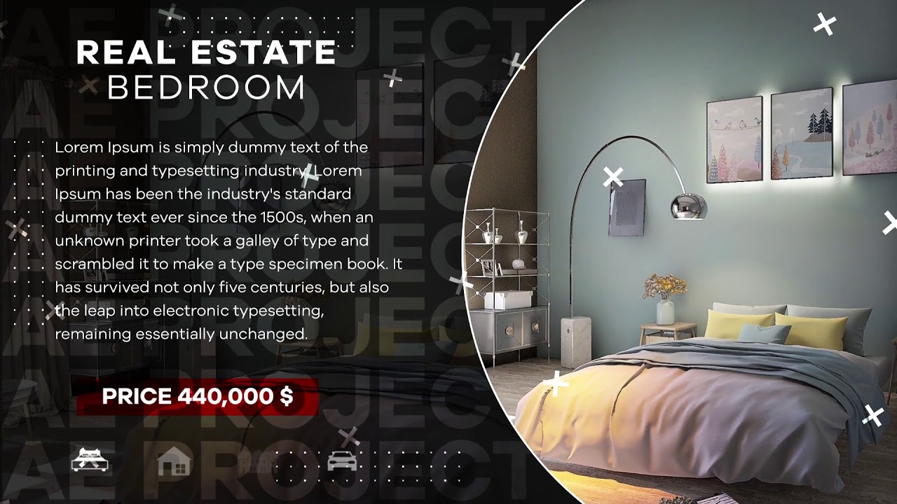Real Estate Slideshow | Luxury House Presentation AE Template Video Demo