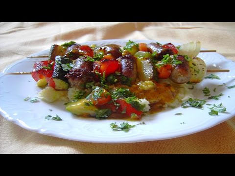 Bratwurstspieße - Bratwurst mal anders