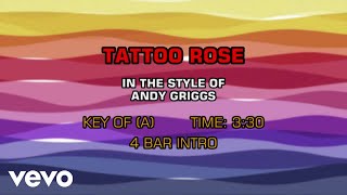 Andy Griggs - Tattoo Rose (Karaoke)