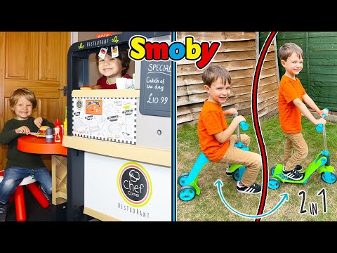 Smoby Žaislinis elektroninis kasos aparatas su priedais, 30 vnt video